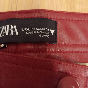Новые женские штаны ZARA с высокой посадкой, размер XL (4 фото из 5)