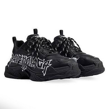 Balenciaga triple s diy metal black,replika