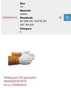 СВАРОЧНЫЕ ПЕРЧАТКИ (WELDING GLOVES) (2 фото из 4)