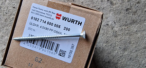 Würth universaalkruvi 4,5x80 TX 25 (2 foto / 3)