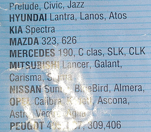 Auto universal istmekated ja MB G 460.461 PANEL (6 foto / 8)