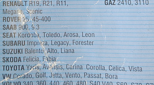 Auto universal istmekated ja MB G 460.461 PANEL (7 foto / 8)