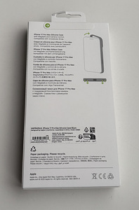 Apple iPhone 17 Pro Max Silicone Case with Magsafe , Black (2 фото из 2)