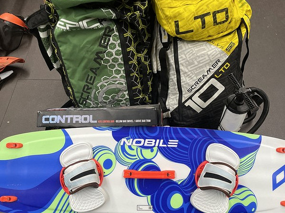 Kitesurfingu komplekt
