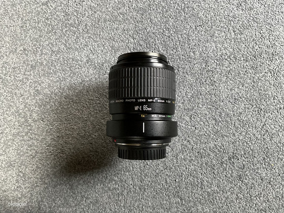 Canon ef MP-E 65MM 1-5X + lisad