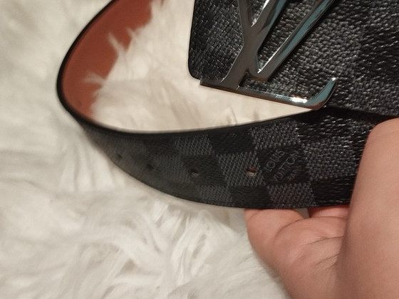 Black LV belt