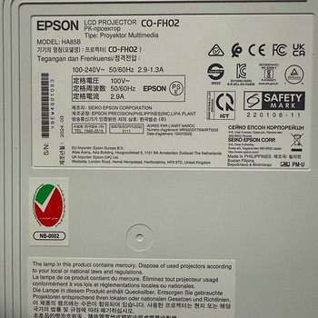Epson CO-FH02 3LCD 1080P 3000LM
