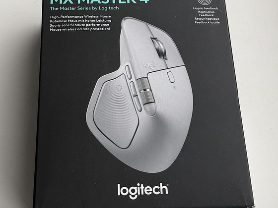 Logitech MX Master 4 Wireless Mouse , Pale Grey