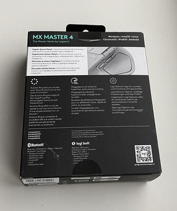 Logitech MX Master 4 Wireless Mouse , Pale Grey (2 foto / 5)