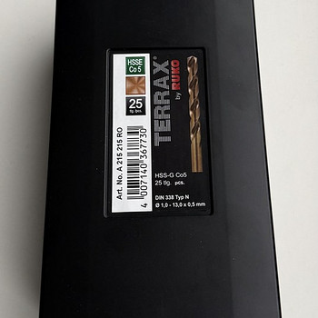 Terrax BY Ruko HSS-G Co5 25pcs