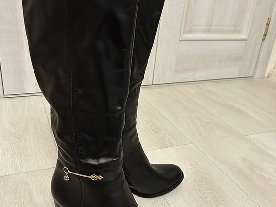 Сапоги из кожи р. 40