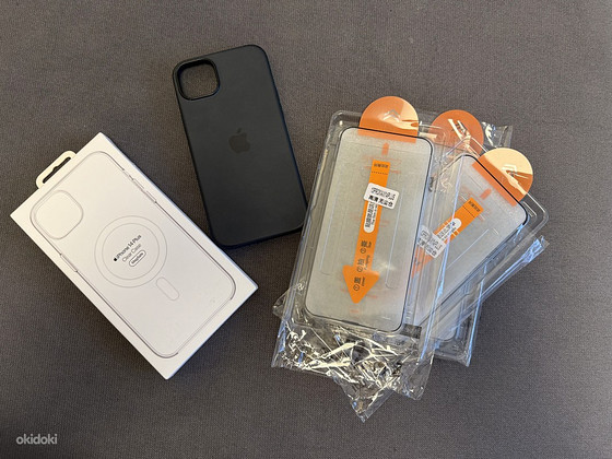 iPhone 14 plus originaal magsafe kaaned ja kaitseklaasid.