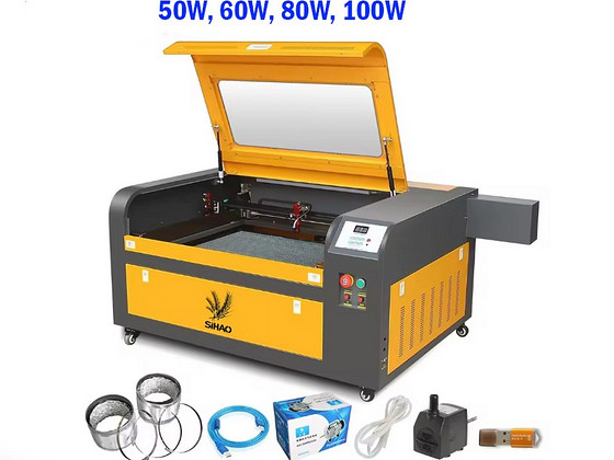 CO2 CNC-laserlõikur/-graveerija 50W 60W 80W 100W