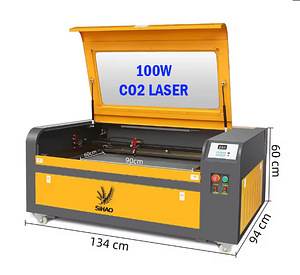 CO2 CNC-лазерный резак/гравировщик 50W 60W 80W 100W (5 фото из 10)