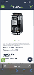 Severin kohvimasin (2 foto / 3)