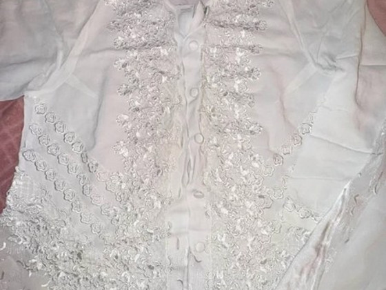 Italian women’s suit. Blouse + skirt