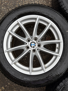 18" оригинальные диски BMW стиль 618 + 225/60/18 m+s (x3 и x4) (2 фото из 9)