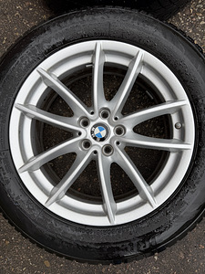 18" оригинальные диски BMW стиль 618 + 225/60/18 m+s (x3 и x4) (3 фото из 9)