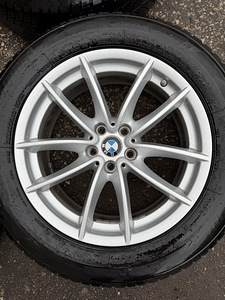 18" оригинальные диски BMW стиль 618 + 225/60/18 m+s (x3 и x4) (4 фото из 9)