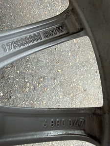 18" оригинальные диски BMW стиль 618 + 225/60/18 m+s (x3 и x4) (8 фото из 9)
