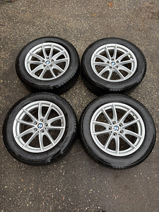 18" оригинальные диски BMW стиль 618 + 225/60/18 m+s (x3 и x4) (9 фото из 9)