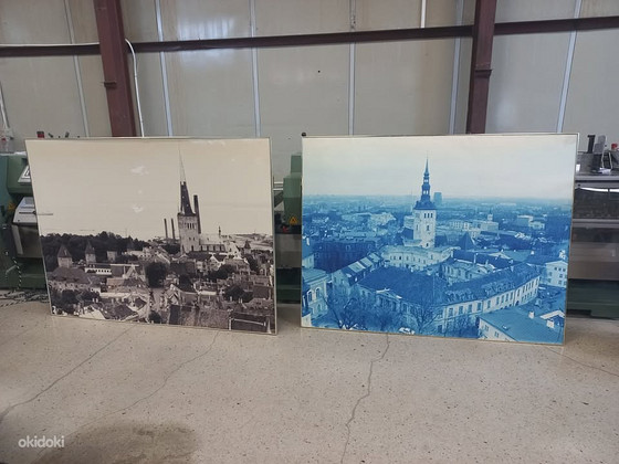 Большие фотографии старого города Таллинна в раме