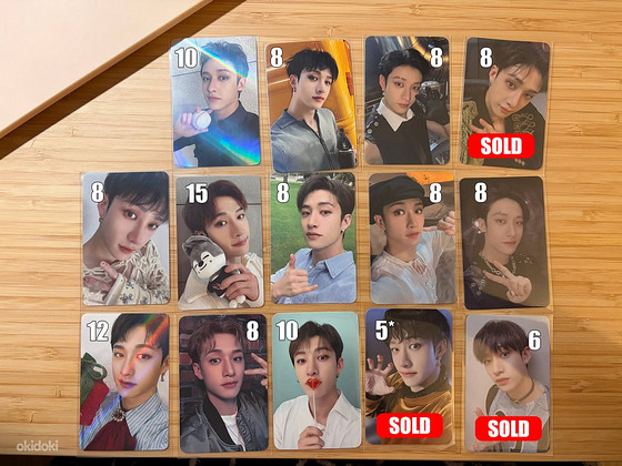 Stray Kids Bang Chan POBs and photocards