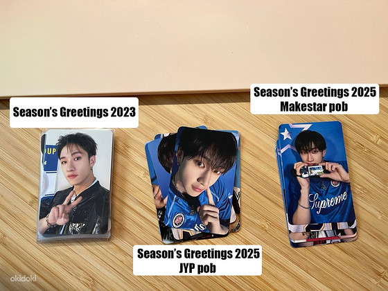 Stray Kids Seasons Greetings photocard sets SKZ