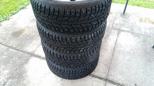 Диски 18" Kia (Hyundai) с зимней резиной Hankook Ipike Rw11 (1 фото из 9)