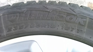Диски 18" Kia (Hyundai) с зимней резиной Hankook Ipike Rw11 (3 фото из 9)