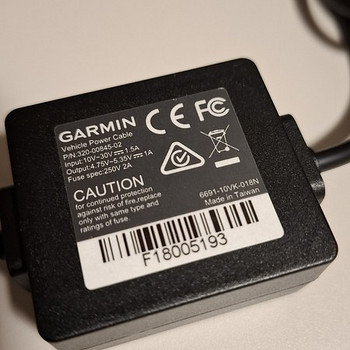 Garmin vehicle power cable