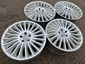 R19 оригинальные диски Mercedes разной ширины 8.5/9.5 5x112 (3 фото из 3)