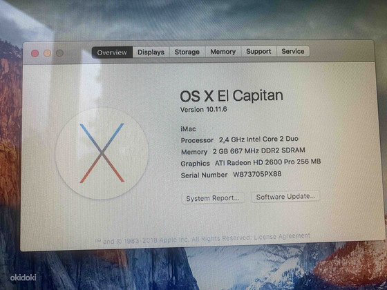 Компьютер Apple Imac
