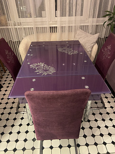 Laud + 4 tooli (2 foto / 4)