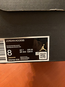 Nike Jordan Access Black/Gym Red-White Size: 41 (5 foto / 6)