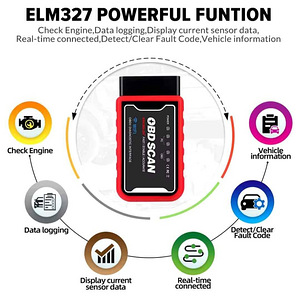 Autoskanner ELM327 V1.5 KINGBOLEN bluetooth autodiagnostik (8 foto / 8)
