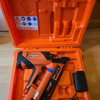 Paslode IM90Xi naelapüss+uus naelakarp(3,190mm,2500tk+2gaasi