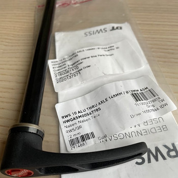 Käepidemega DT Swiss 12x148 võll, M12X1.5, kasutamata
