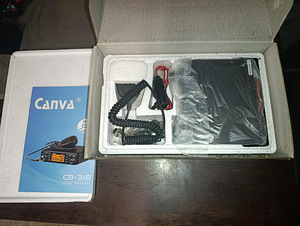 UUS Canva CB-318 CB-raadio 4W AM/FM (12/24V) (2 foto / 2)
