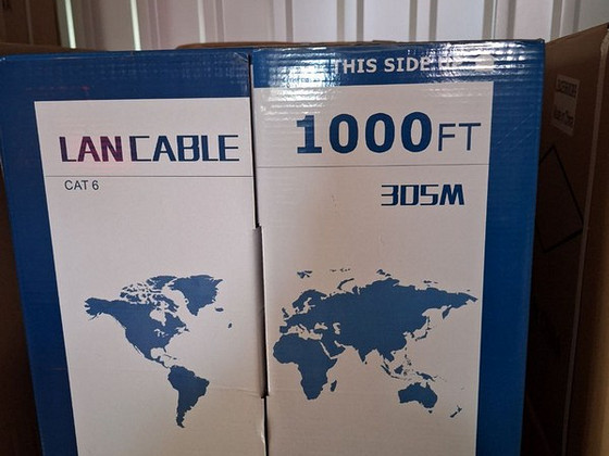 LAN-kaabel Cat6 UTP/STP 305 m (vask, 23 AWG)