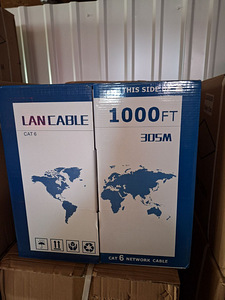 Сетевой кабель LAN Cat6 UTP/STP 305 м (медный, 23 AWG) (1 фото из 1)