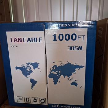 Сетевой кабель LAN Cat6 UTP/STP 305 м (медный, 23 AWG)