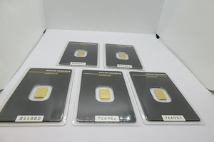999,9 kuldplaat Argor-Heraeus 1 gramm (5 foto / 5)