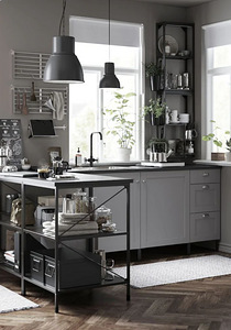 Новая кухня IKEA ENHET 200 см в упаковке. (1 фото из 4)