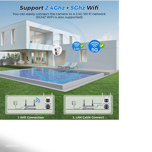 VALVEKAAMERA 10MP 4K PTZ Wifi Camera+64GB card (5 foto / 10)