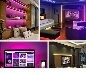 LED-valgusriba 5-30M 24 nupugaga IR-kaugjuhtimispult, APP (5 foto / 10)