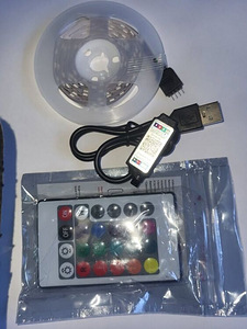 LED-valgusriba 5-30M 24 nupugaga IR-kaugjuhtimispult, APP (6 foto / 10)