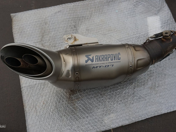 Akrapovic для Yamaha MT-07, 2014-21.