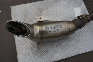 Akrapovic для Yamaha MT-07, 2014-21. (1 фото из 4)