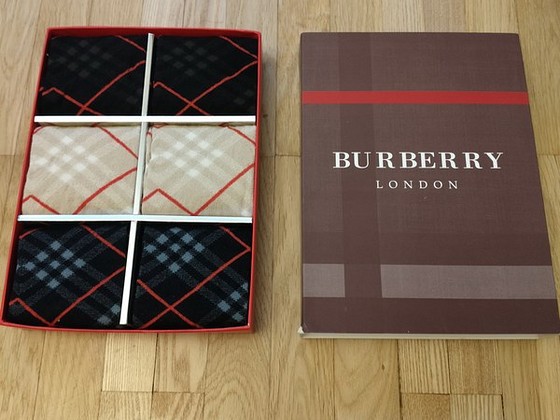 BURBERRY МУЖСКИЕ НОСКИ 6ШТ 43-46EU